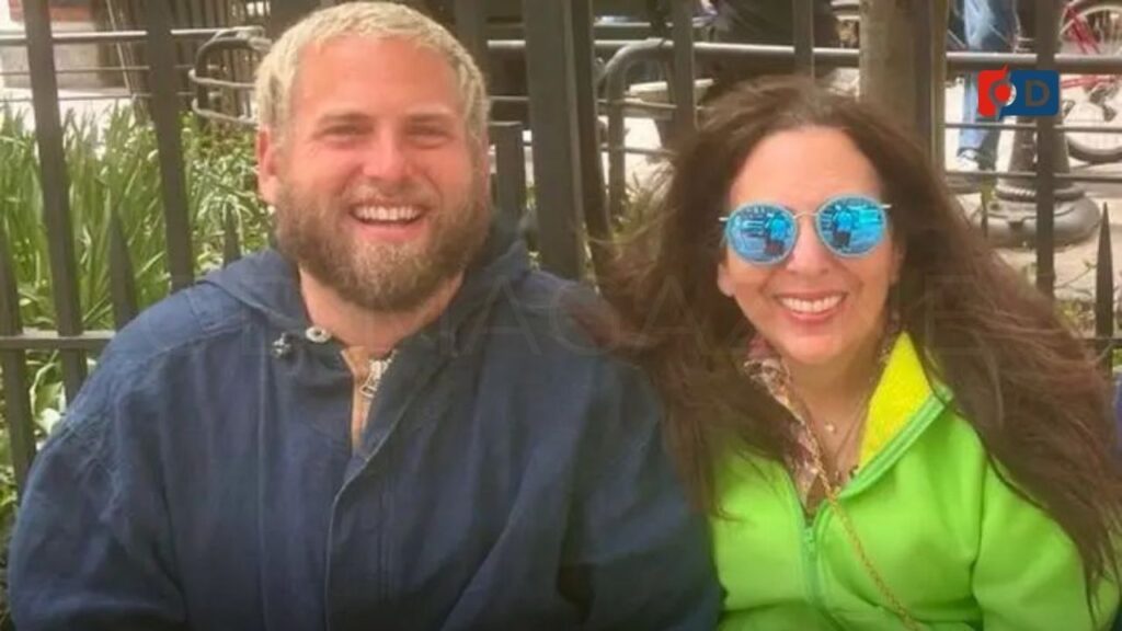 Jonah Hill with his mother Sharon Lyn Chalkin